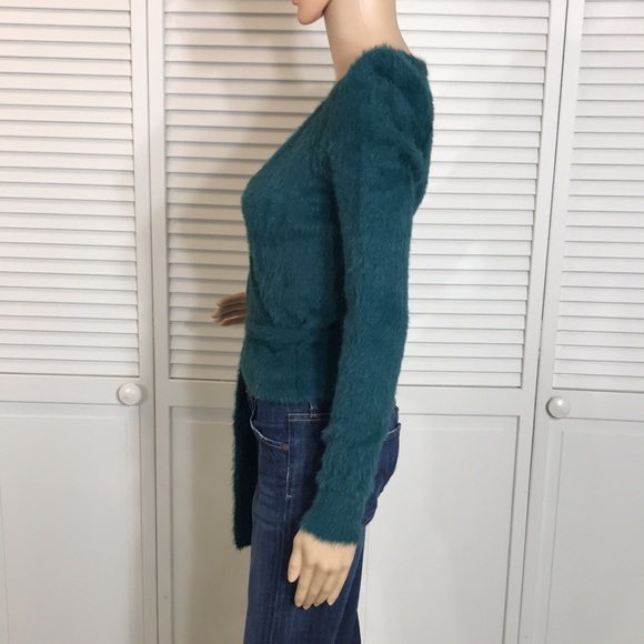 Revolve MAJORELLE Emerald Green Coco Wrap Sweater XS - Picture 14 of 15